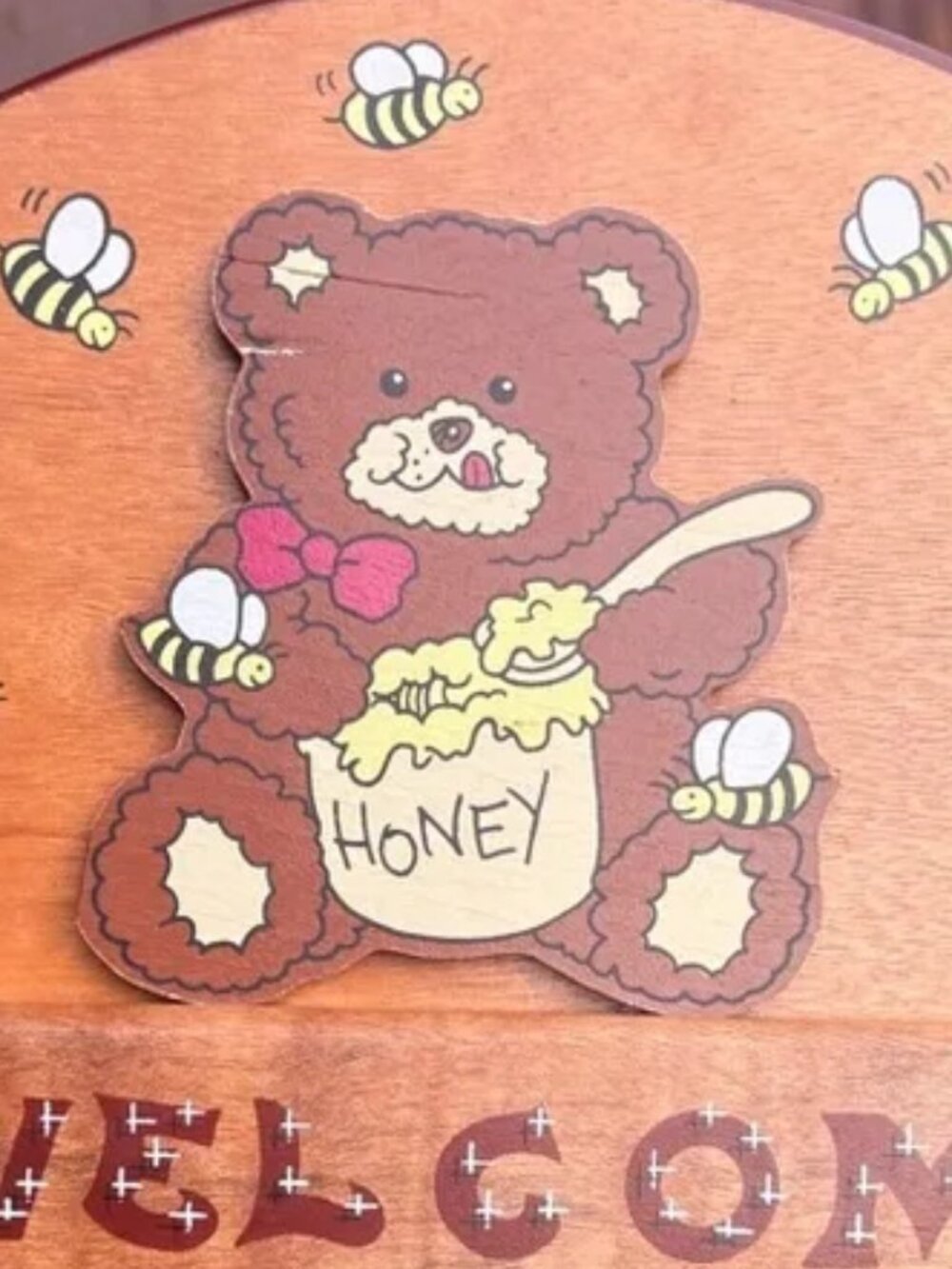 Wooden Brown Bear